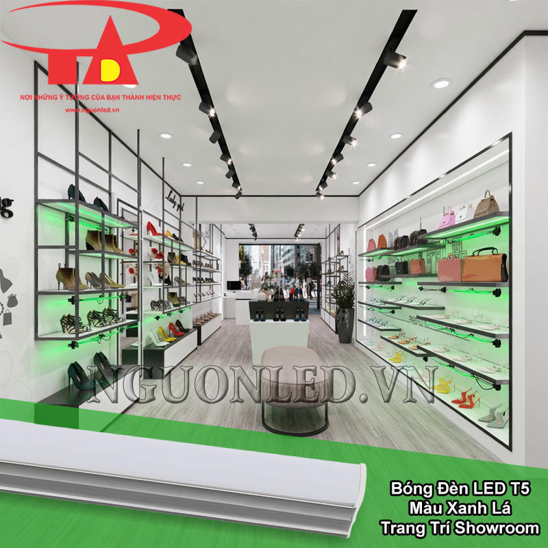 Bóng LED tuýp T5 dùng tạo điểm nhấn cho showroom