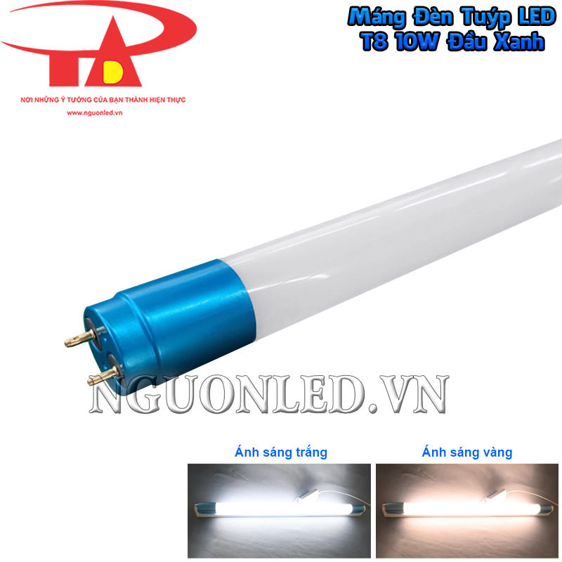 Bóng đèn tuýp LED 10W với 2 phiển bản màu ánh sáng phù hợp từng không gan