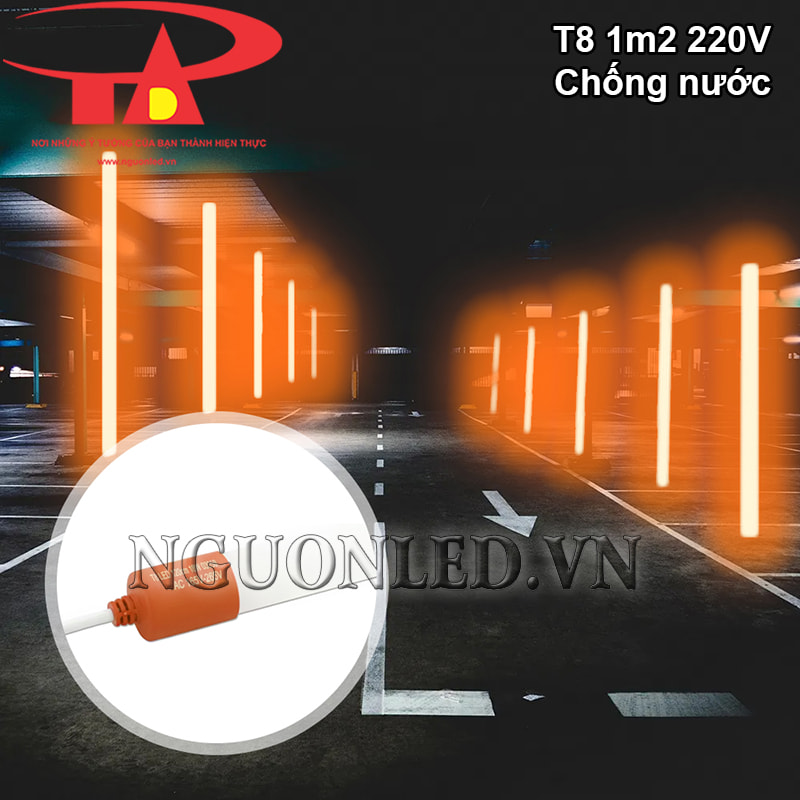 Led tuýp T8 220V ánh sáng màu cam