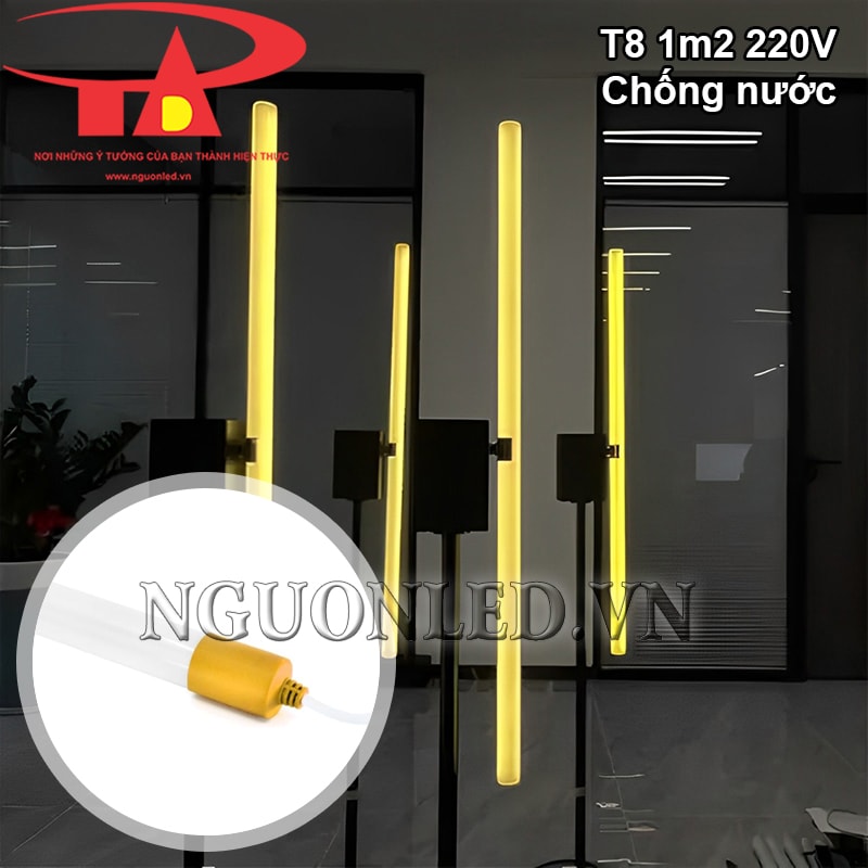 Bóng đèn led tube T8 120cm màu vàng