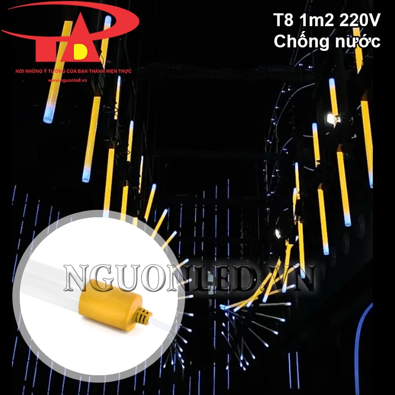 Led tuýp T8 1m2 màu vàng đậm giá rẻ