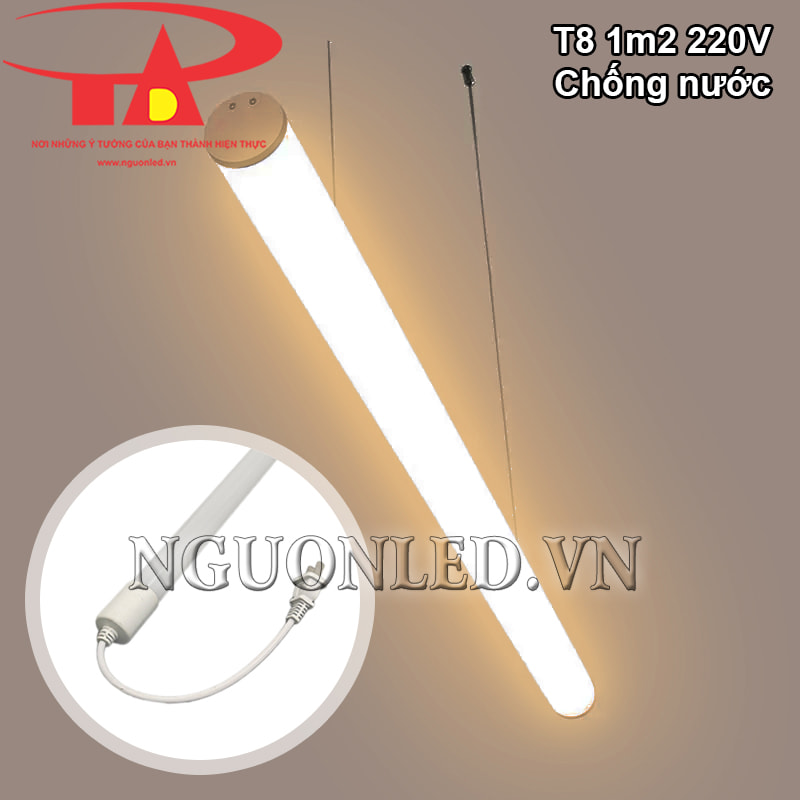 Đèn tuýp led T8 220V màu vàng