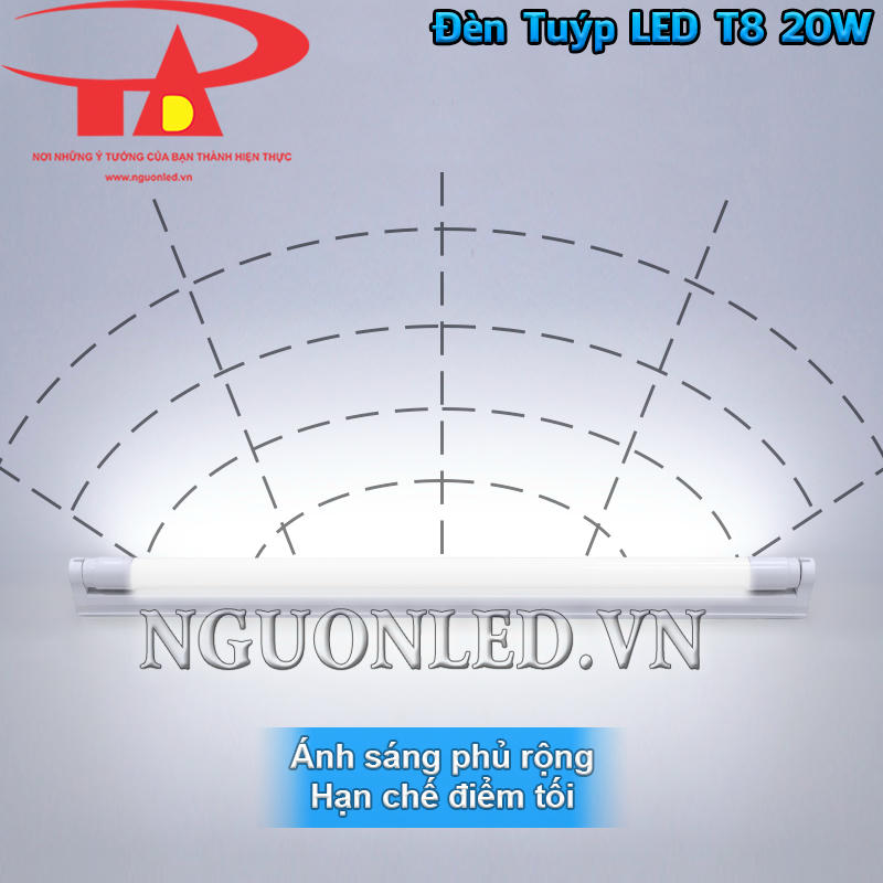 Bóng tuýp LED T8 20W ánh sáng ổn định