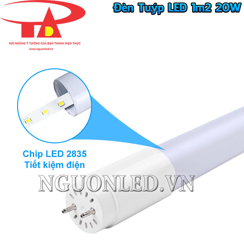Cấu tạo chip LED SMD 2835 của bóng tuýp 20W