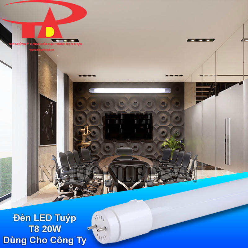 Đèn tuýp LED 20W dùng trong công ty