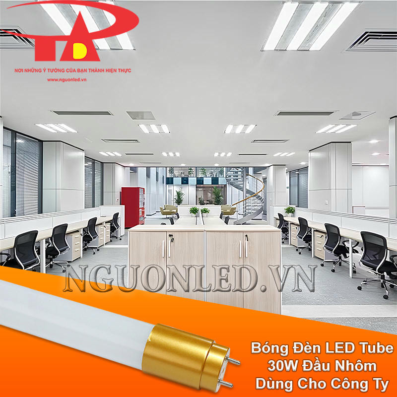 Đèn tuýp LED T8 30W dùng cho khu làm việc