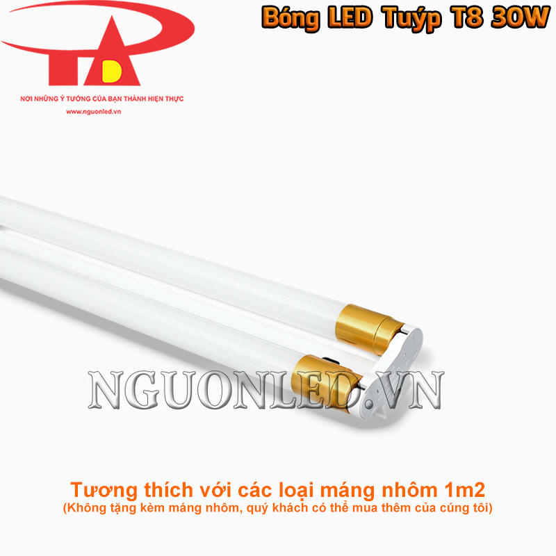 Đèn tuýp LED T8 30W tương thích với máng đèn 1m2