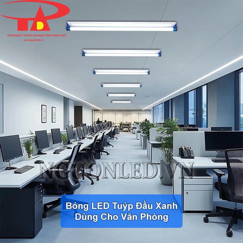 Đèn tuýp LED T8 32W dùng chiếu sáng văn phòng