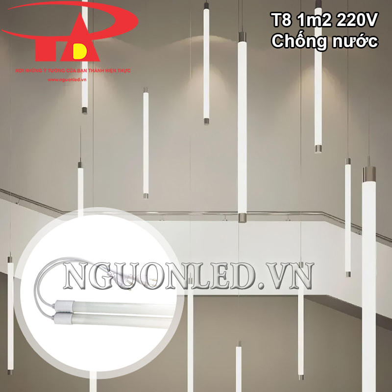 Bóng led tube T8 220V vàng nắng