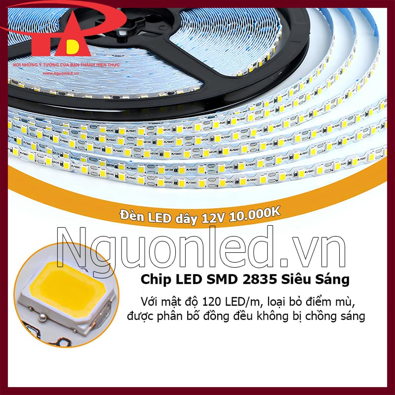 Chip LED SMD 2835 siêu sáng mang lại ánh sáng đồng đều và hiệu quả, phù hợp cho nhiều không gian