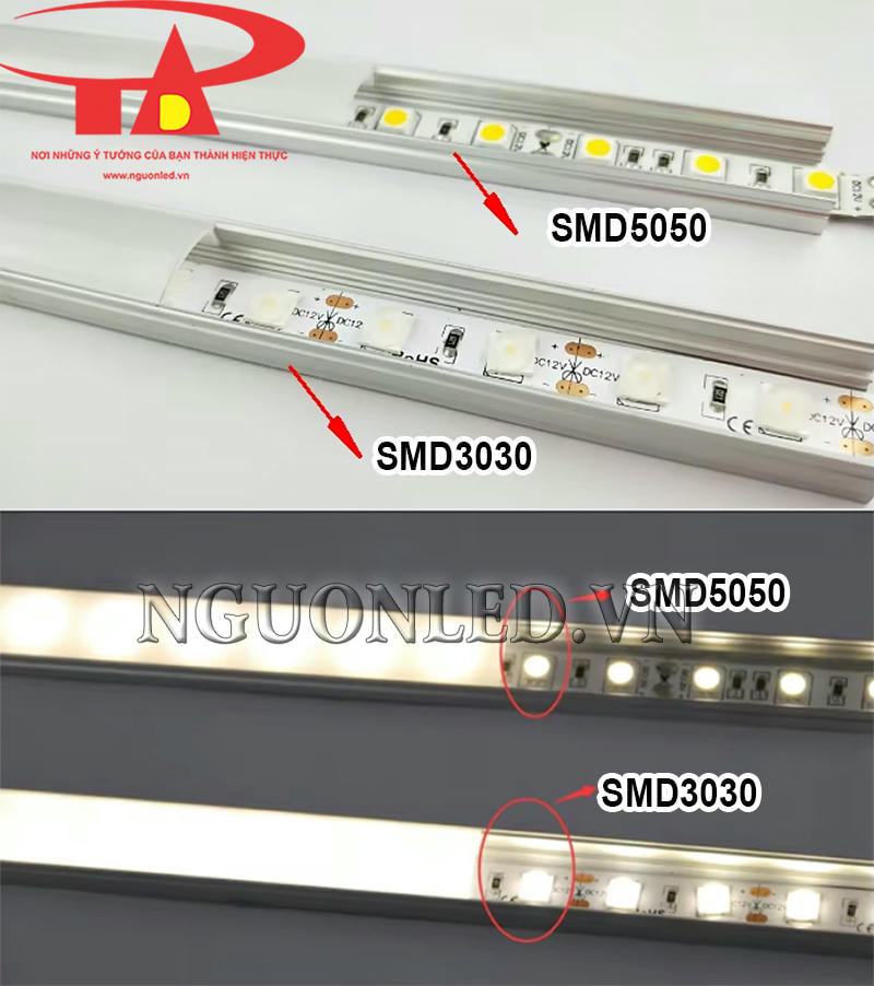 Cuộn led dây 12V ánh sáng trắng