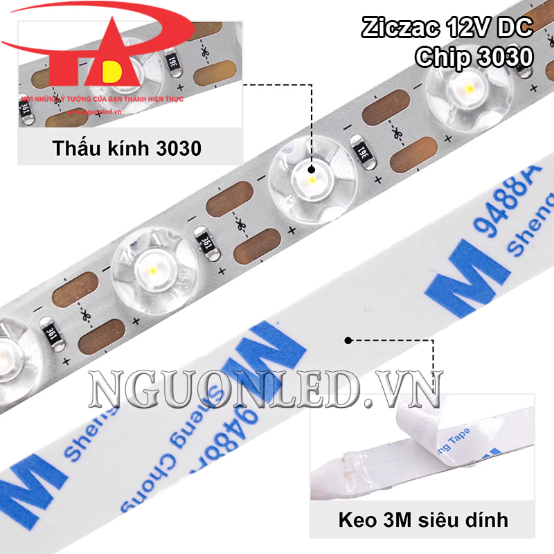 Dây led 3030 ánh sáng 3000K