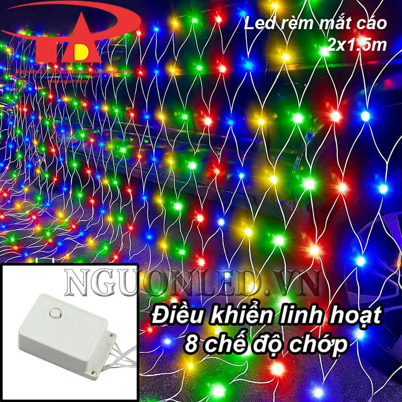 Đèn led dạng lưới 2x1.5m đủ màu