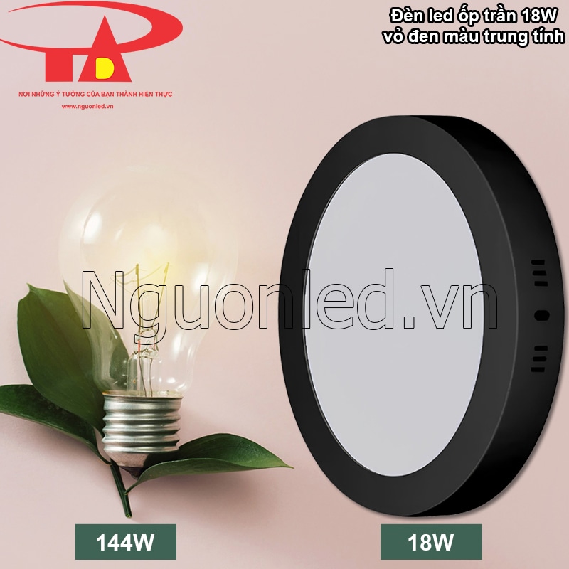 Tiết kiệm điện tối ưu với đèn led ốp trần 18w hiệu suất cao, giảm đáng kể chi phí vận hành