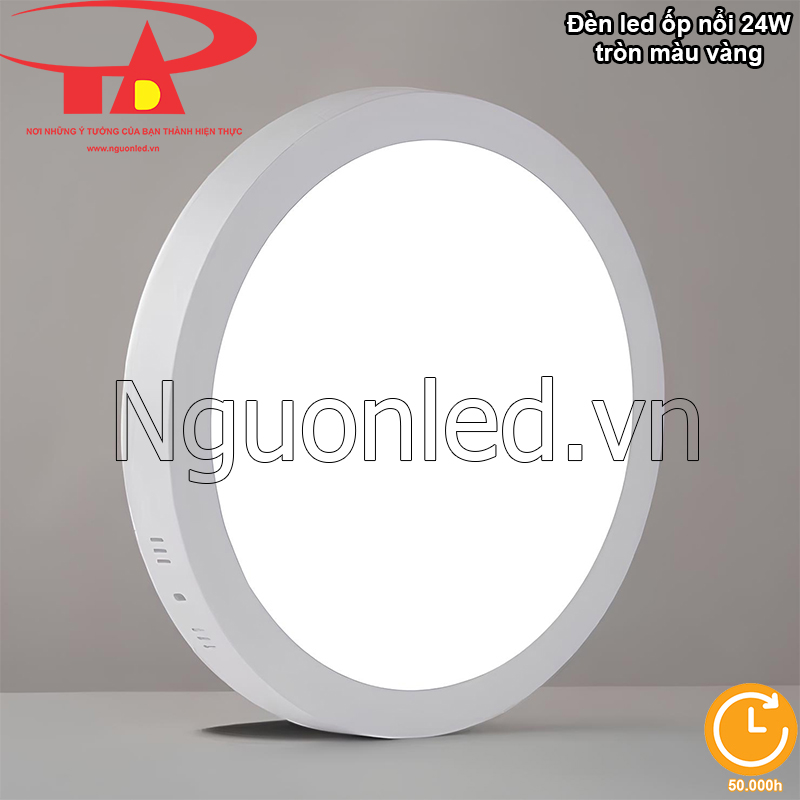 Đèn led ốp trần nổi 24w có tuổi thọ cao, tiết kiệm chi phí bảo dưỡng