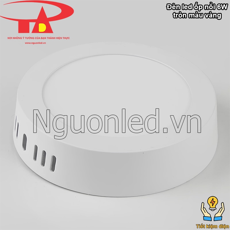 Tiết kiệm năng lượng với đèn LED ốp trần 6W cho phòng bếp, giảm chi phí điện năng