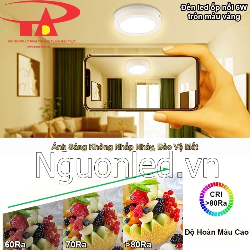 Chỉ Số Hoàn Màu Cao – Ánh Sáng Chân Thực, Bảo Vệ Thị Lực