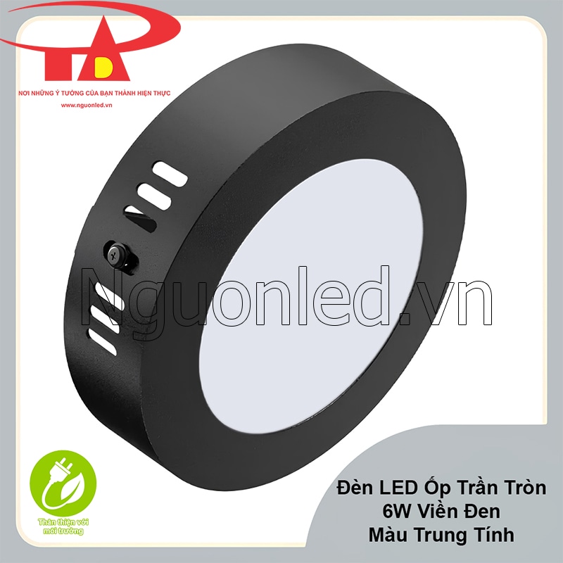 Đèn LED ốp nổi chiếu sáng xanh, an toàn cho gia đình và thân thiện môi trường