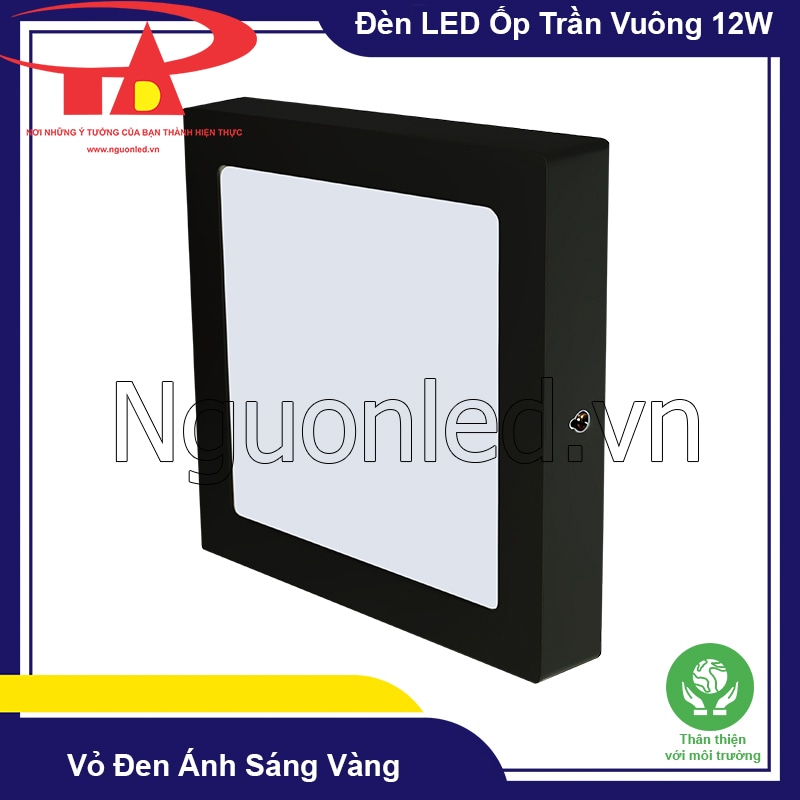 Đèn led trần nhà 12W không chứa thủy ngân, bảo vệ sức khỏe và thân thiện môi trường