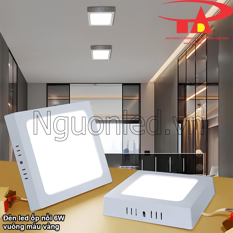Đèn led ốp trần vàng giúp bạn khám phá nhu cầu ánh sáng cho không gian sống