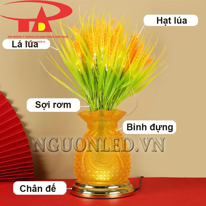 Bông lúa led chiêu tài