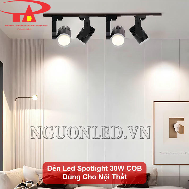 Đèn led thanh ray 30W COB tạo cảm giác ấm cúng cho không gian nội thất