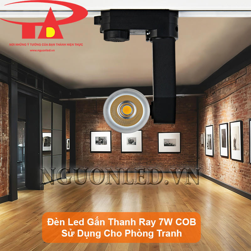 Đèn led rọi tranh tường 7W COB siêu sáng