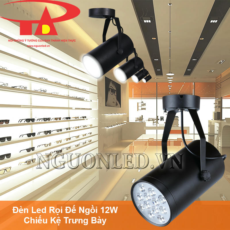 Đèn led rọi đế ngồi 12W sử dụng cho kệ trưng bày sản phẩm