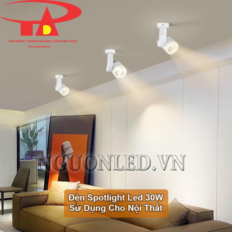 Đèn led chiếu điểm 30W đế ngồi sử dụng cho nội thất