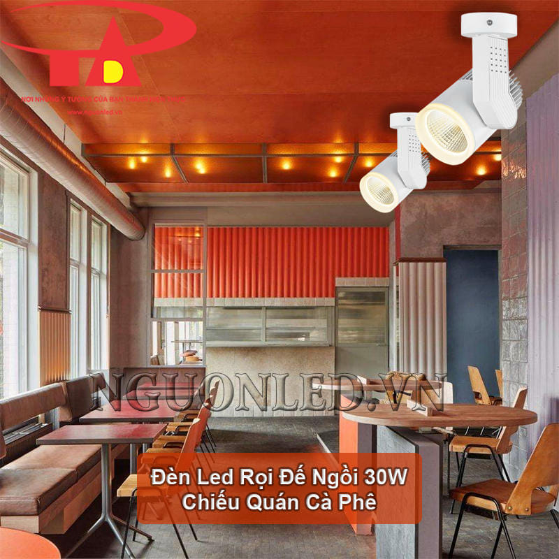 Đèn led rọi đế ngồi 30W COB chiếu quán cà phê