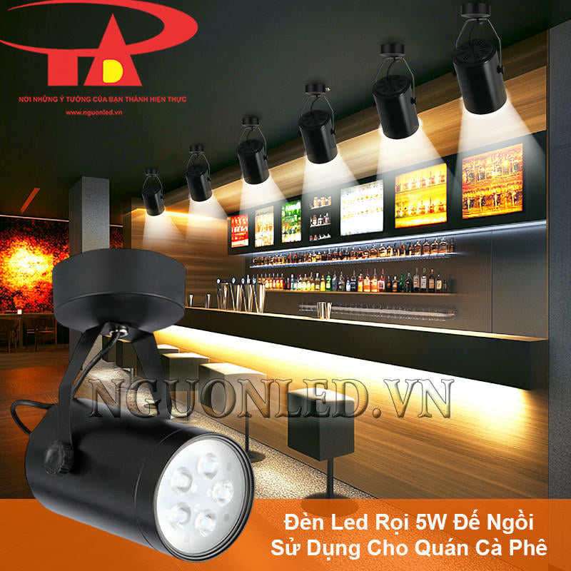 Đèn led rọi 5W đế ngồi sử dụng cho quán cà phê