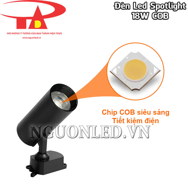 Đèn led chiếu điểm 18W chip COB siêu sáng