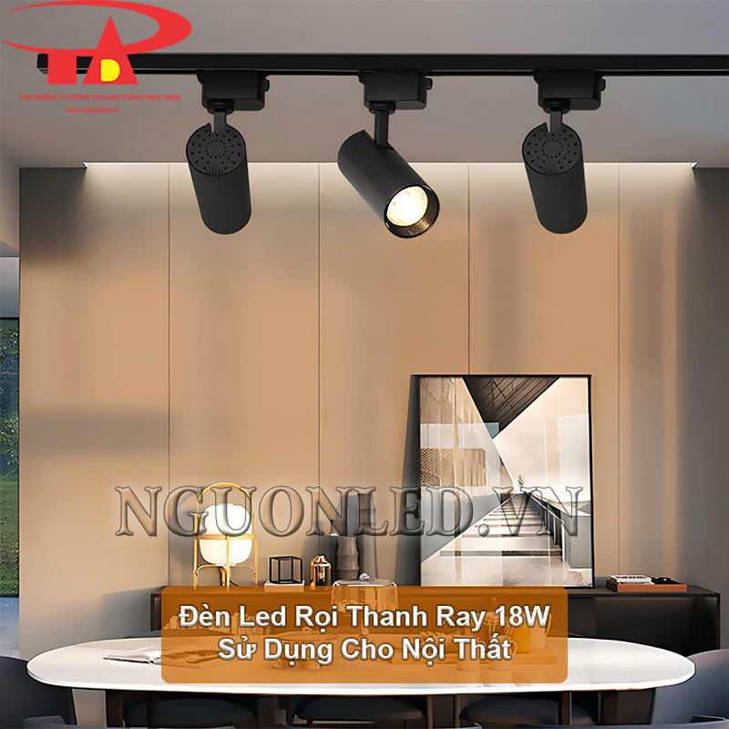 Đèn LED chiếu điểm 18W tạo điểm nhấn cho không gian nội thất