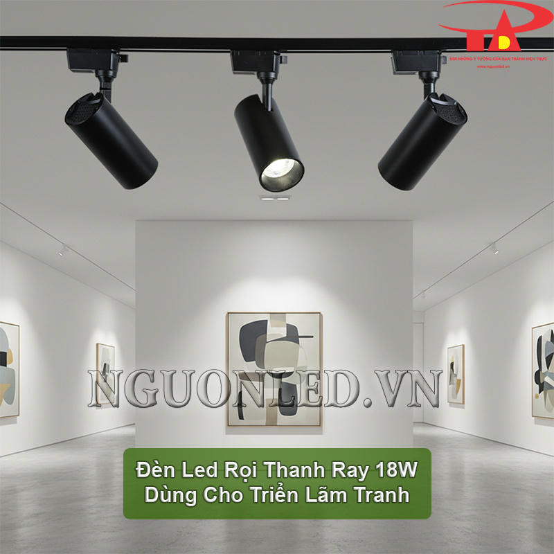 Đèn led thanh ray 18W sử dụng cho triển lãm trưng bày