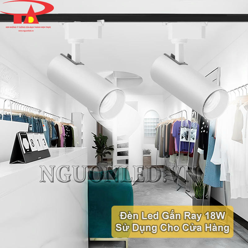 Đèn led chiếu điểm 18W dùng cho cửa hàng