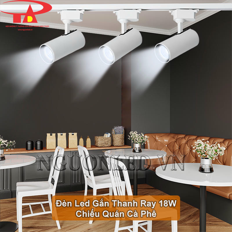Đèn led chiếu điểm 18W sử dụng cho quán cà phê
