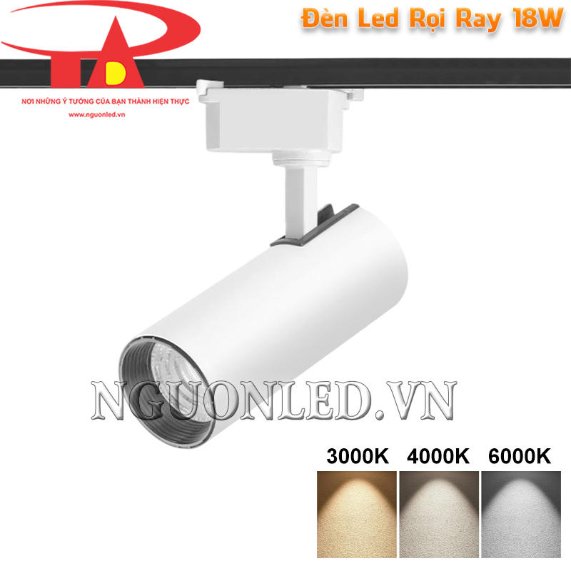 Đèn led rọi chiếu điểm 18W có 3 phiên bản màu ánh sáng đa dạng