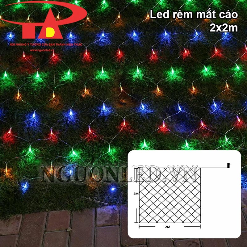 Led lưới đủ màu 2x2m giá rẻ