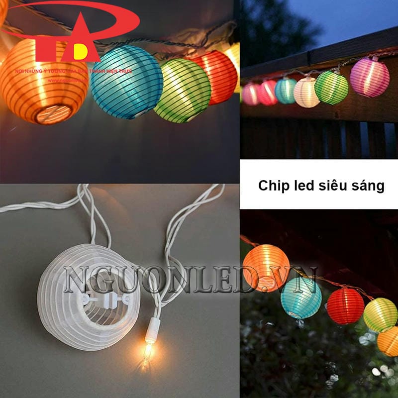 Dây led treo lồng đèn