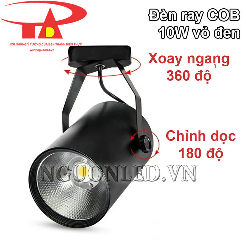 Đèn spotlight gắn ray điều chỉnh linh hoạt