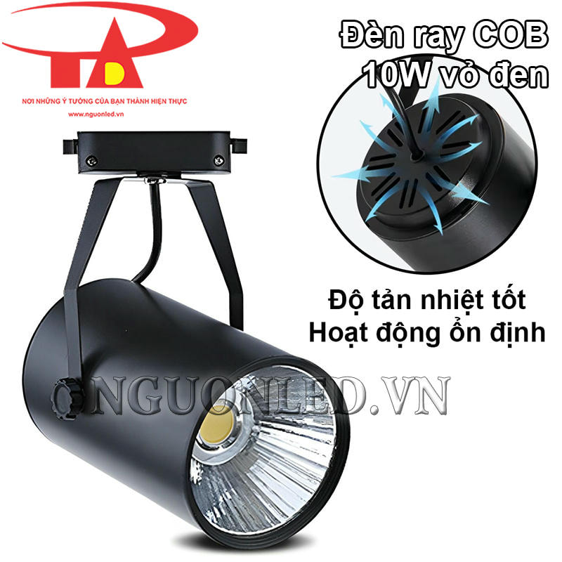 Đèn led ray 10W COB tản nhiệt nhanh, hoạt động bền bỉ