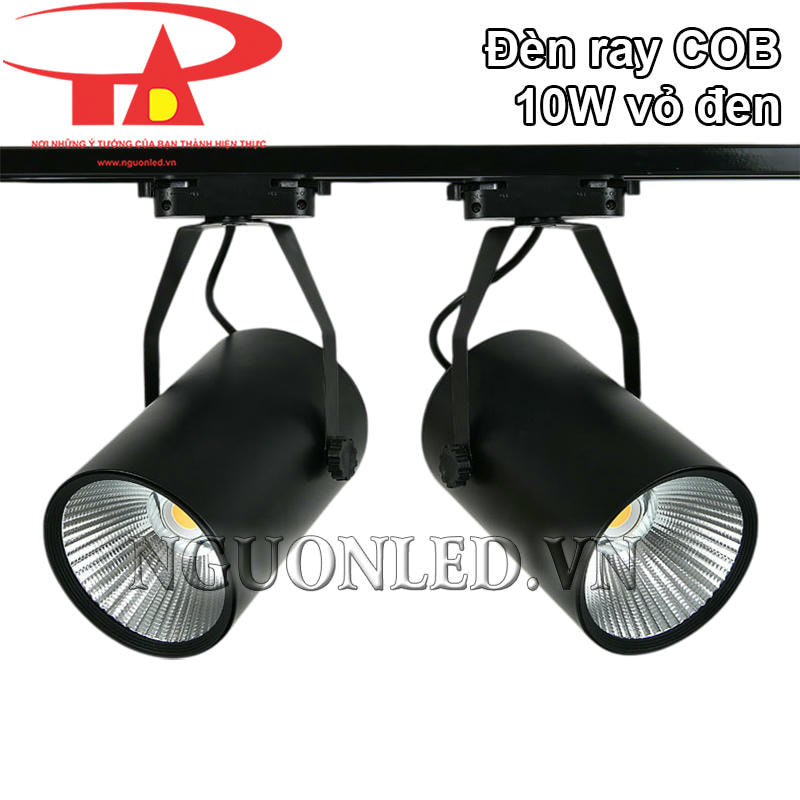 Đèn led chiếu điểm 10W COB gắn thanh ray