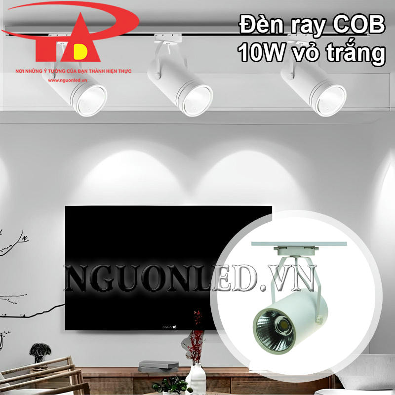 Đèn rọi ray 10W COB trang trí nội thất