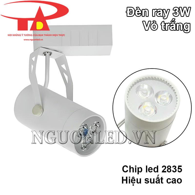 Đèn ray 3W chip led siêu sáng