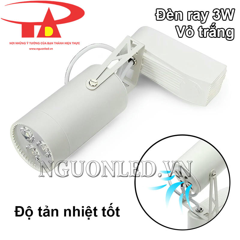 Đèn rọi ray 3W tản nhiệt tốt