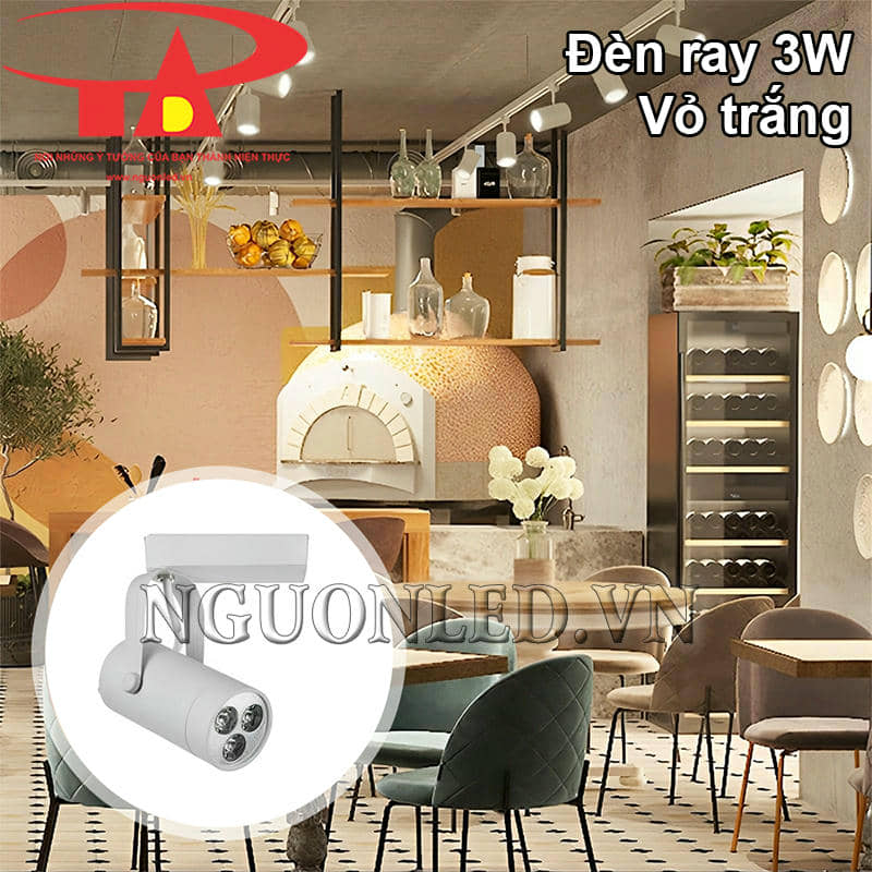 Đèn spotlight chiếu điểm 3W dùng cho nhà hàng