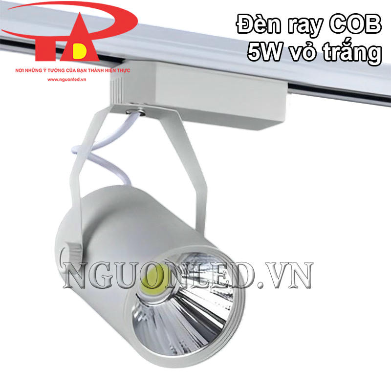 Đèn led chiếu điểm 5W gắn thanh ray