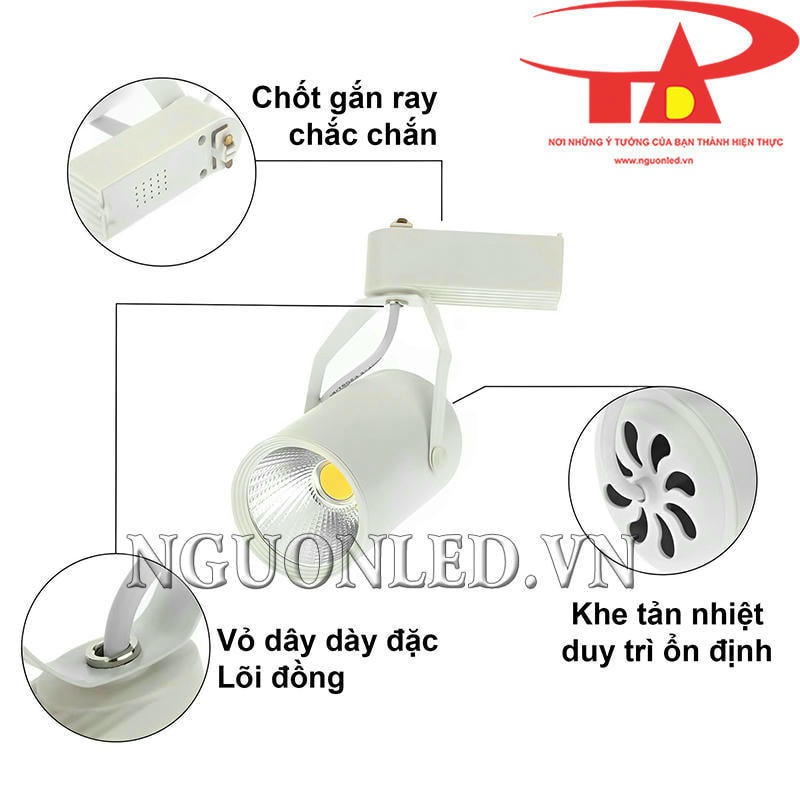 Đèn led thanh ray COB 5W loại tốt