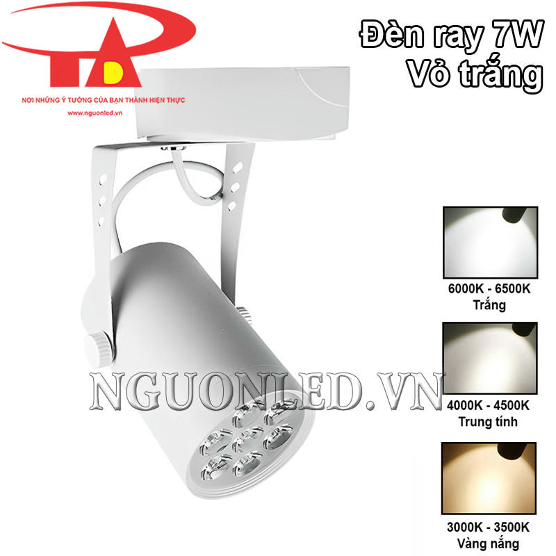 Đèn led ray 7W vỏ trắng tại Hà Nội