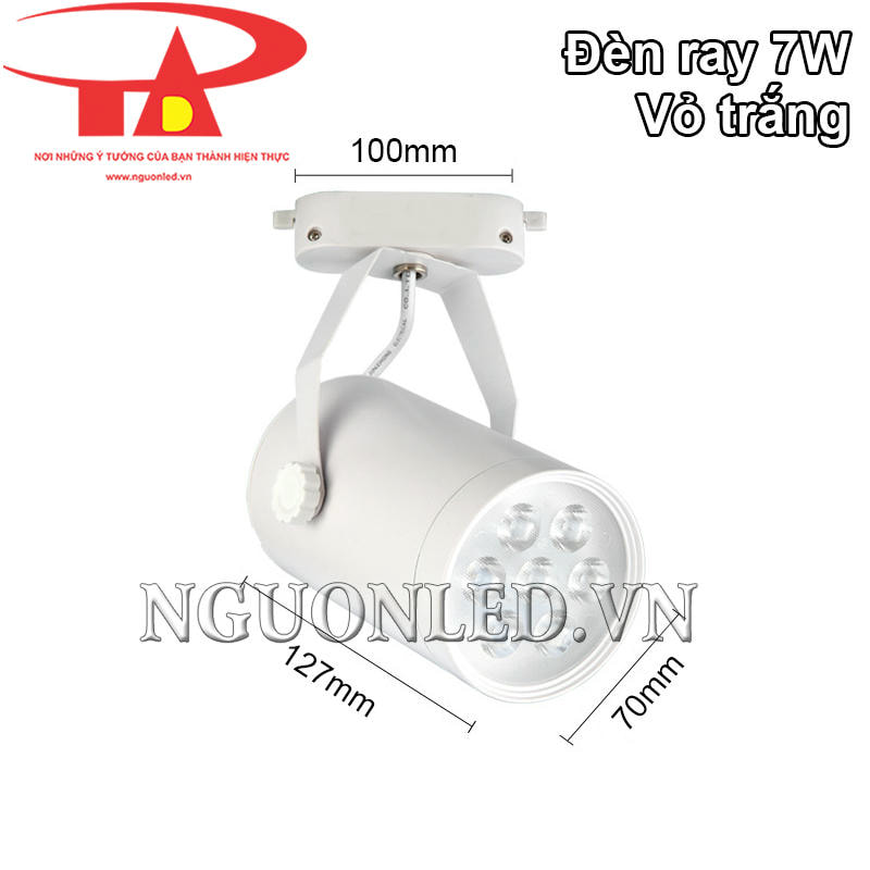 Đèn spotlight chiếu điểm vỏ trắng 7W